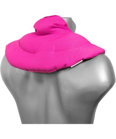 Cozy Neck Pillow with Stand-Up Collar - Pink Grape Seed Heat Pad for Ultimate Comfort - Buy Online on SooperMarket.com