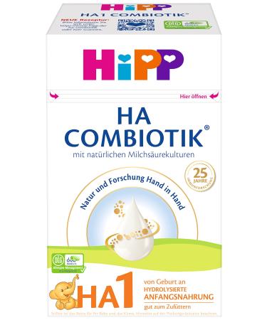 HiPP milk formula HA Combiotik HA1 Combiotik 600g pack of 4 (4 x 600g)
