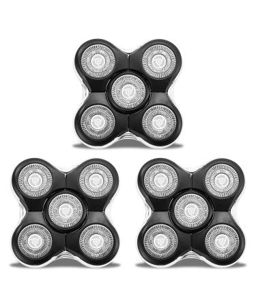 Shaver Replacment Heads Compatible with Remington Balder RX5 Head Shaver (3 Count)