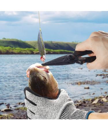 Dr. Meter Fishing Tongue Grip Tools Set - Stainless Steel Pliers Fish Gripper & Gloves for Safe Handling - International Shipping Available - Buy Online on SooperMarket.com