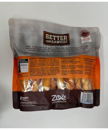 Zo Better Than Rawhide Peanut Butter Flavour Twists for Dogs 1kg (2.2 lb.) - Buy Online on SooperMarket.com