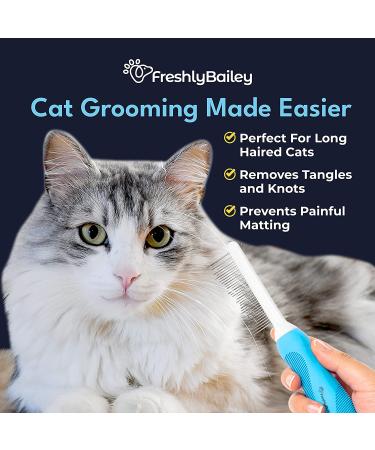 Pet Detangler Brush for Long Haired Cats & Dogs - Best Combs for Grooming, Removes Mats & Prevents Tangles - Ideal for Goldendoodle, Poodle Mixes & Cat Undercoat - Buy Online on SooperMarket.com