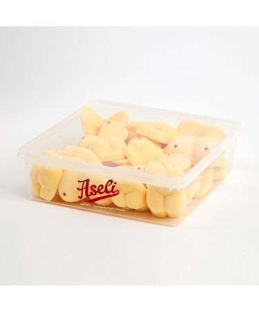 Buses and Po - Aseli |Mouse bacon |Marshmallows |Partygag |Foam sugarIn the reversible box |Handmade |Gluten -free |Lactose -free (300 gr) 300 g (1 Pack)