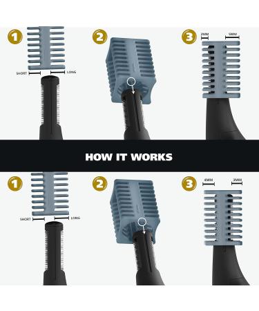 Wahl Manscaper Rechargeable Trimmer | Precision Grooming for Hair Eyebrows & Nose - International Shipping Available - Buy Online on SooperMarket.com