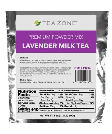 Tea Zone Lavender Milk Tea Powder - 1.32 lb - Buy Online on SooperMarket.com
