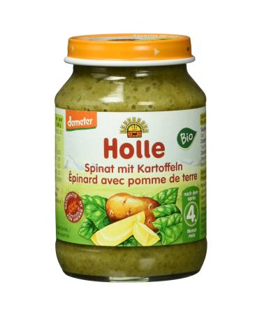 Holle Organic Spinach with Potatoes 190 g 1 x 190 gr