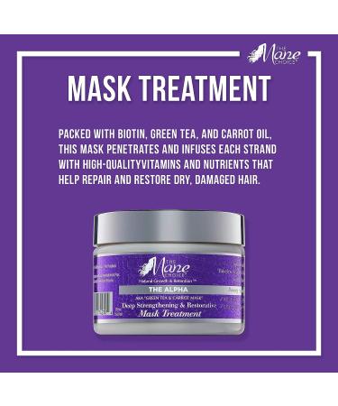 Mane Choice Alpha Green Tea & Carrot Hair Mask - 12 oz Strengthening Treatment - Buy Online on SooperMarket.com