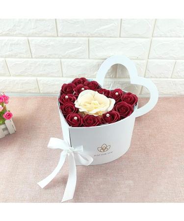 Xixcherg Heart-Shaped Paper Mache Boxes - Luxury Packaging for Cosmetics, Jewelry, Gifts, and More in Red - Buy Online on SooperMarket.com