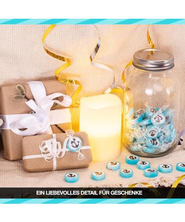 Anchor Candies 500g - Individually Packaged Rock Candy for Weddings Valentine's Day & Special Occasions - Heartbons & Happiness Bonbons - Buy Online on SooperMarket.com