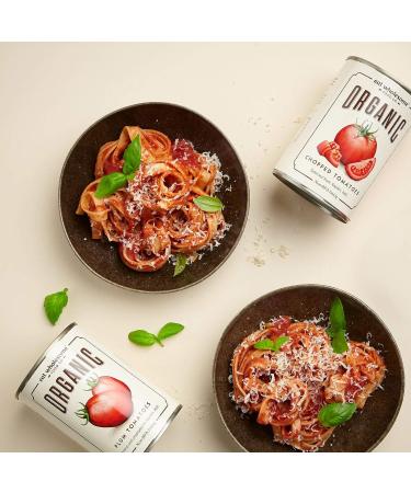 Eat Wholesome Organic Green Lentils 400g (Pack of 12) & Eat Wholesome Organic Chopped Tomatoes 400g (Pack of 12) - Buy Online on SooperMarket.com