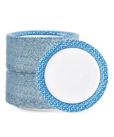 MUCHII 8.375 Inch Disposable Paper Plates, 300 Count Disposable Paper Plates, Soak-Proof Paper Plates for Daily Use, Cut-Proof Holiday Paper Plates for Family Gatherings, Parties, Picnic And So On. 8.375 inch - 300 pack