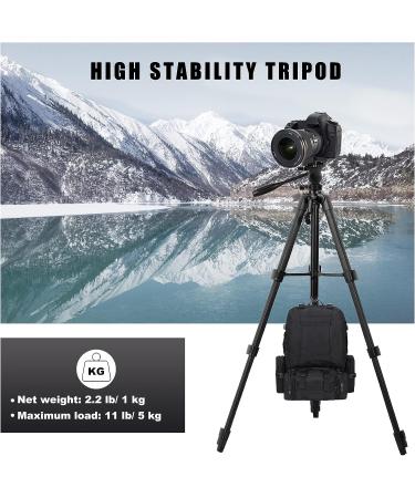 LCNCY Binocular Tripod Stand - Universal Lightweight Travel Video Tripod with Remote - Matte Black (Compatible with Camera, Phone, iPad, DSLR, GoPro, Spotting Scope, Telescope, Astronomy Binoculars) - Buy Online on SooperMarket.com