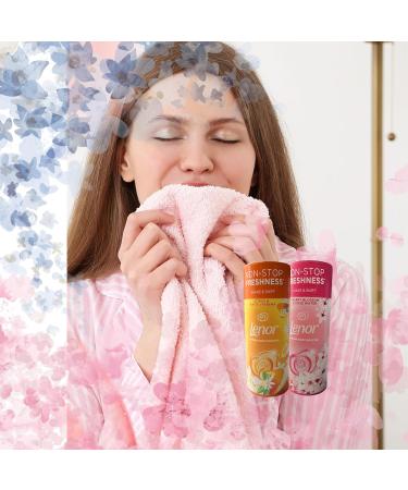 Lenor in Wash Scent Boosters Beads Spring Awakening Citrus White Verbena & Cherry Blossom Rose Water 176g bundled with 5xOrganza Bags & Top Tips - Buy Online on SooperMarket.com
