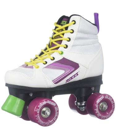 Roces Roces 550041 Model Kolossal Roller Skate WPY 2 White/Purple/Yellow US 4 M/6 W