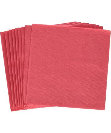 Buy FSC Certified Red Paper Napkins - Recyclable & Biodegradable - 50 Pack - 24x24 cm - Le Nappage - Buy Online on SooperMarket.com