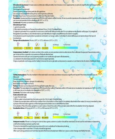 Medasa Coliform & E. Coli Water Test - Reliable Drinking & Well Water Testing Kit (1x Set) - International Shipping Available - Buy Online on SooperMarket.com