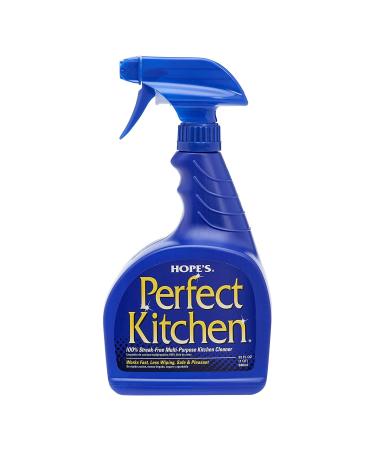 Hope's Perfect Kitchen Cleaner 32-Ounce Multi-Purpose Kitchen Cleaning Spray No-Residue Formula Cuts Through Grease Fast Cleanup Safe for Home Use