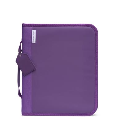 Metal Die & Stamp Storage Folder Large - Holds Panels 8.5 x 11 inches - Includes Zip Closure Perfect for Crafting on The Go by Crafter s Companion