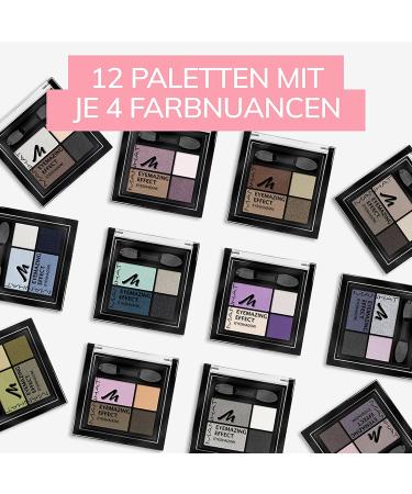 Manhattan Eyemazing Effect Eyeshadow Palette - 4 Shimmering Smokey Eye Colors | Fancy Nudes 60m - 1 Pack for Stunning Makeup Looks - Buy Online on SooperMarket.com