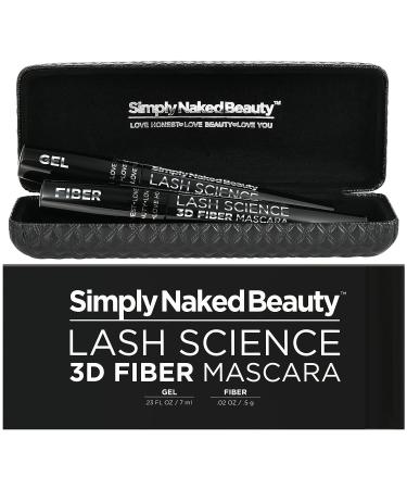3D Lash Fiber Mascara (2 Tubes) - Lengthening Tubing Mascara for Bold Volume - Non-Toxic & Hypoallergenic - Buy Online on SooperMarket.com