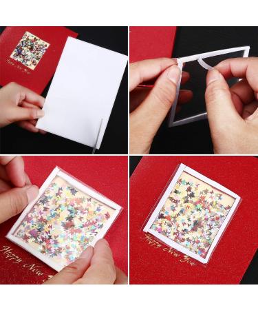 12 Sheets Double Sided Adhesive Foam for Shaker Cards & Scrapbooking - 3D White Foam Sheets (7.9 x 5.9 Inch) - Buy Online on SooperMarket.com