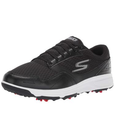 Skechers Men's Torque Sport Fairway Relaxed Fit Spiked Golf Shoe 11 Black/White