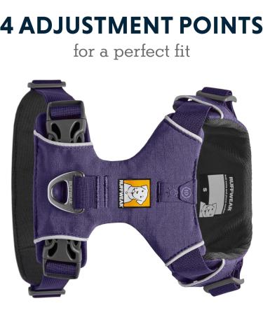 Luffwear Front Range Dog Harness - Reflective Padded Anti-Escape - Purple Sage - Large/X-Large - International Shipping Available - Buy Online on SooperMarket.com