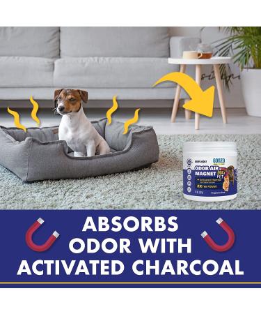 Gonzo Natural Magic 14oz Activated Charcoal - 2 Pack for Litter Boxes, Cages, Pet Beds - Buy Online on SooperMarket.com
