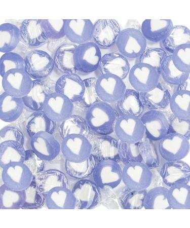 Rocks Heart Sweets Sweet Lilac White as Sweet Table Decoration at Wedding Baptism holy Communion or Valentine s Day (500 GR) with Lilac Heart - Give Love with Hearts