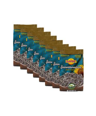 SUNTAT sunflower seeds roasted & salted pack of 8 (8 x 150 g)