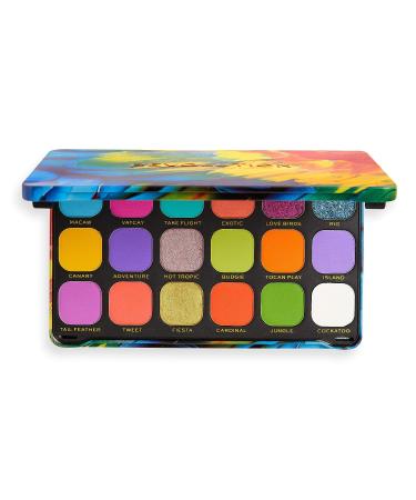 Makeup Revolution Forever Flawless Bird of Paradise Eyeshadow Palette - Long-Lasting Vegan Formula - 20g - Buy Online on SooperMarket.com