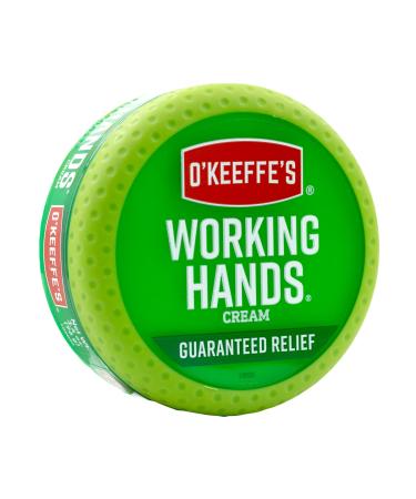 O'Keeffe's Working Hands Hand Cream for Extremely Dry, Cracked Hands, 3.4 Ounce Jar, (Pack 1) 1 - Pack Hand Cream