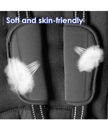 HAOSEA Belts Pads Shoulder Strap and Crotch Cover Universal Baby Stroller Car Seat Strap Covers Soft Seat Belt Cushion fits Most car seat - Buy Online on SooperMarket.com