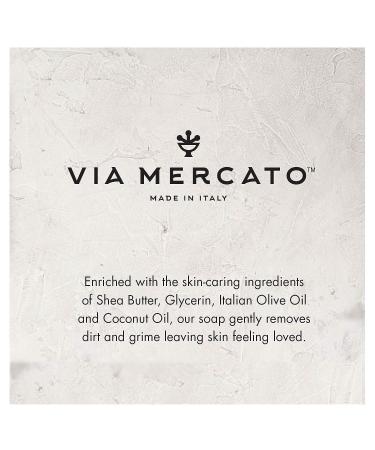 Via Mercato Italian Soap Bar 200g No. 6 Fig Orange Blossom & Cedarwood - Bar Soap - Buy Online on SooperMarket.com