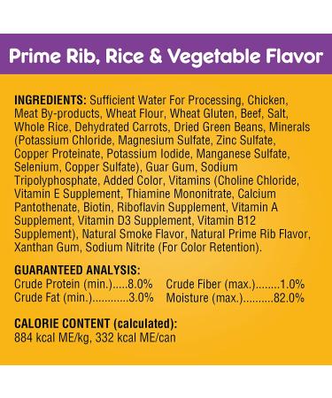 Pedigree Adult & Small Breed Wet Dog Food 12-Pack | Prime Rib & Chicken Gravy Cuts 13.2oz - Buy Online on SooperMarket.com