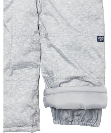 OshKosh B'Gosh Girls' 3T Heather Grey Snow Bib Snowsuit - Best Winter Wear - Buy Online on SooperMarket.com