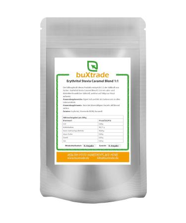 Buy 2 kg Erythritol Stevia Caramel Blend - Low-Calorie Sugar Substitute for Healthier Baking - Buy Online on SooperMarket.com