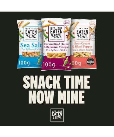 Off the Eaten Path Sea Salt Bean Sticks 100g - Delicious and Nutritious Snack - Buy Online on SooperMarket.com