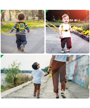 Toi Bani Toddlers Leash for Boys | Anti Lost Wrist Link 4 in 1 Child Safety Harness | Excavator&Dinosaur Design - Buy Online on SooperMarket.com