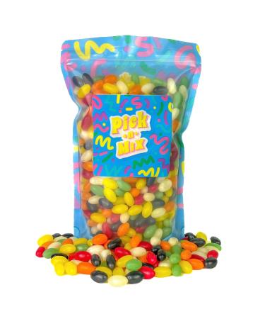 Jelly Beans 1kg Pick n Mix Jelly Bean Sweet Bag in Resealable pouch By The Sweet Treat Gifting Co.