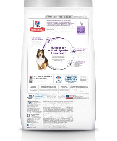 Hill's Science Diet Adult Sensitive Stomach & Skin Dry + Canned Dog Food Bundle 7.03 kg (Pack of 1) Dry | Chicken Meal + Dog Food Salmon - Buy Online on SooperMarket.com