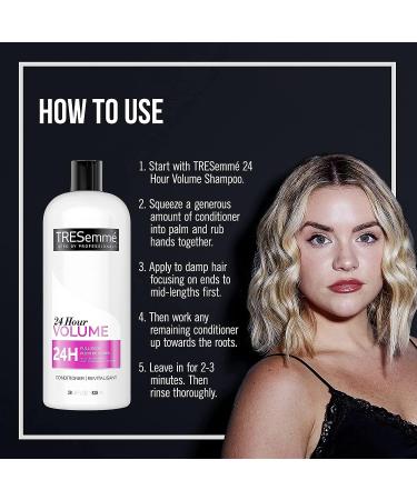 TRESemme 24 Hour Volumizing Shampoo and Conditioner Set - Boost Volume and Shine - Buy Online on SooperMarket.com