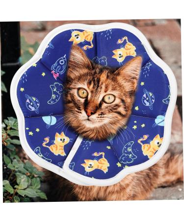 Sosoport Soft Cone for Cats Cat Donut Cat Cone Alternative Cat Cones After Surgery Waterproof Composite Cloth 26.00X26.00X0.70CM As Shown - Buy Online on SooperMarket.com