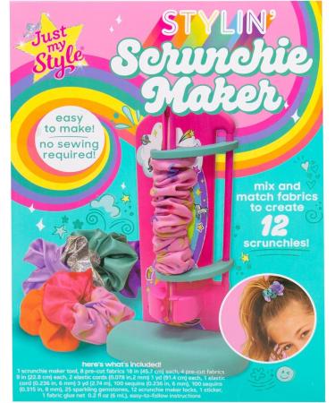 DIY Scrunchie Maker Kit with Gemstones - Design Colorful Satin Hair Bands - Horizon Group USA - Buy Online on SooperMarket.com