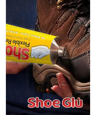 ShoeGlu Strong Bond Repair Adhesive 90g - Ideal for Fixing Worn Soles & Damaged Uppers Flexible and Durable Shoe Glue - Buy Online on SooperMarket.com