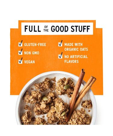 Pumpkin Cinnamon Ancient Grain Granola - Gluten-Free & Non-GMO - 12oz Bags (Pack of 3) - Buy Online on SooperMarket.com