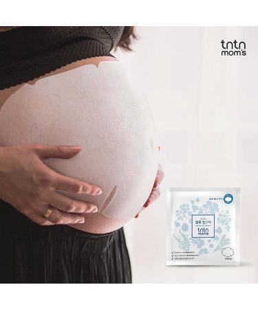 TNTN MOM'S Blue Belly Sheet Mask (10EA) - Pregnancy Stretch Mark Removal & Intensive Moisture Patch | Plant-Based Formula for 3rd Trimester Tummy Scars Care | 17.6 oz - Buy Online on SooperMarket.com