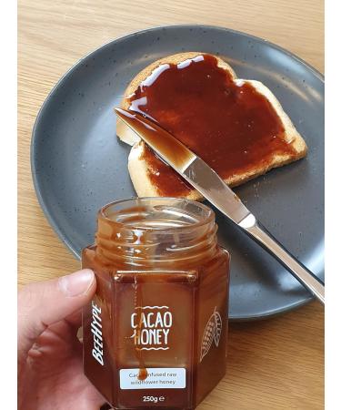 BeeHype - Cacao Honey Low-Calorie Alternative with NO Palm Oil and NO Refined Sugars Vegetarian Nut and Dairy Free 6 x 250g Cacao Honey Pack of 6 - Buy Online on SooperMarket.com