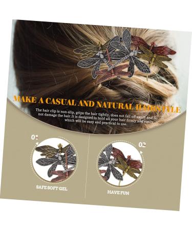 HAPINARY Punk Barrettes Hair Clips for Girls Girl Hair Clamp Hair Styling Supply Party Headdress for Women Outdoor Wedding Decor Bobbie Pin Wedding Accessories Women's Bobby Alloy Metal - Buy Online on SooperMarket.com
