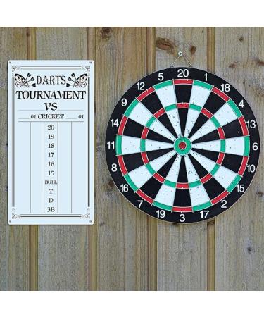 Dart Scoreboard Set with 4 Markers - Ideal for Cricket and 01 Dart Games | 15 x 7.8 Inches - Buy Online on SooperMarket.com